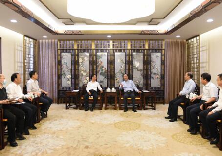 毛偉明、辛保安會見甘肅省長唐仁健