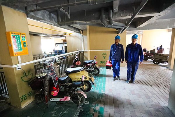 “小電驢”充電更安全了！寧?？h24393個(gè)充電接口完成升級(jí)改造