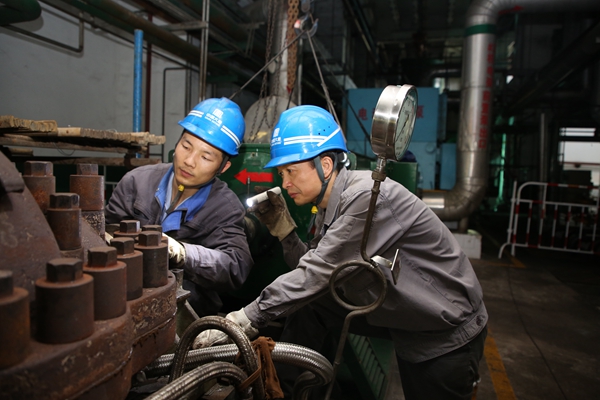 大唐石門(mén)發(fā)電公司：五一，我在檢修一線！