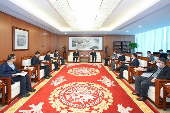 舒印彪鄧建玲會見哈電集團(tuán)董事長曹志安、總經(jīng)理吳偉章