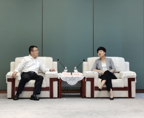 王小軍拜會(huì)廣西壯族自治區(qū)黨委常委、常務(wù)副主席蔡麗新
