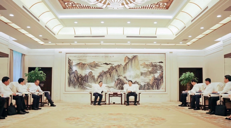 中國(guó)能建黨委書記、董事長(zhǎng)宋海良拜會(huì)陜西省省長(zhǎng)趙剛