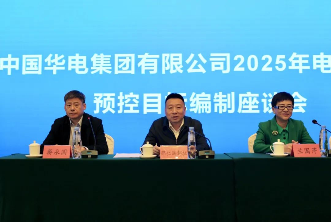 華能集團2025年電、熱量預控目標編制座談會在呼和浩特召開